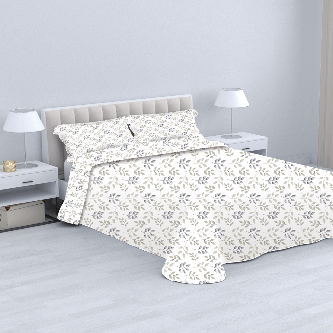 HOMESOL - Colcha boutique reversible sin cojines .ideal para primavera y verano 100% poliester / Colcha Bouti /termosellado/para verano y entretiempo /primavera verano  /Reversible