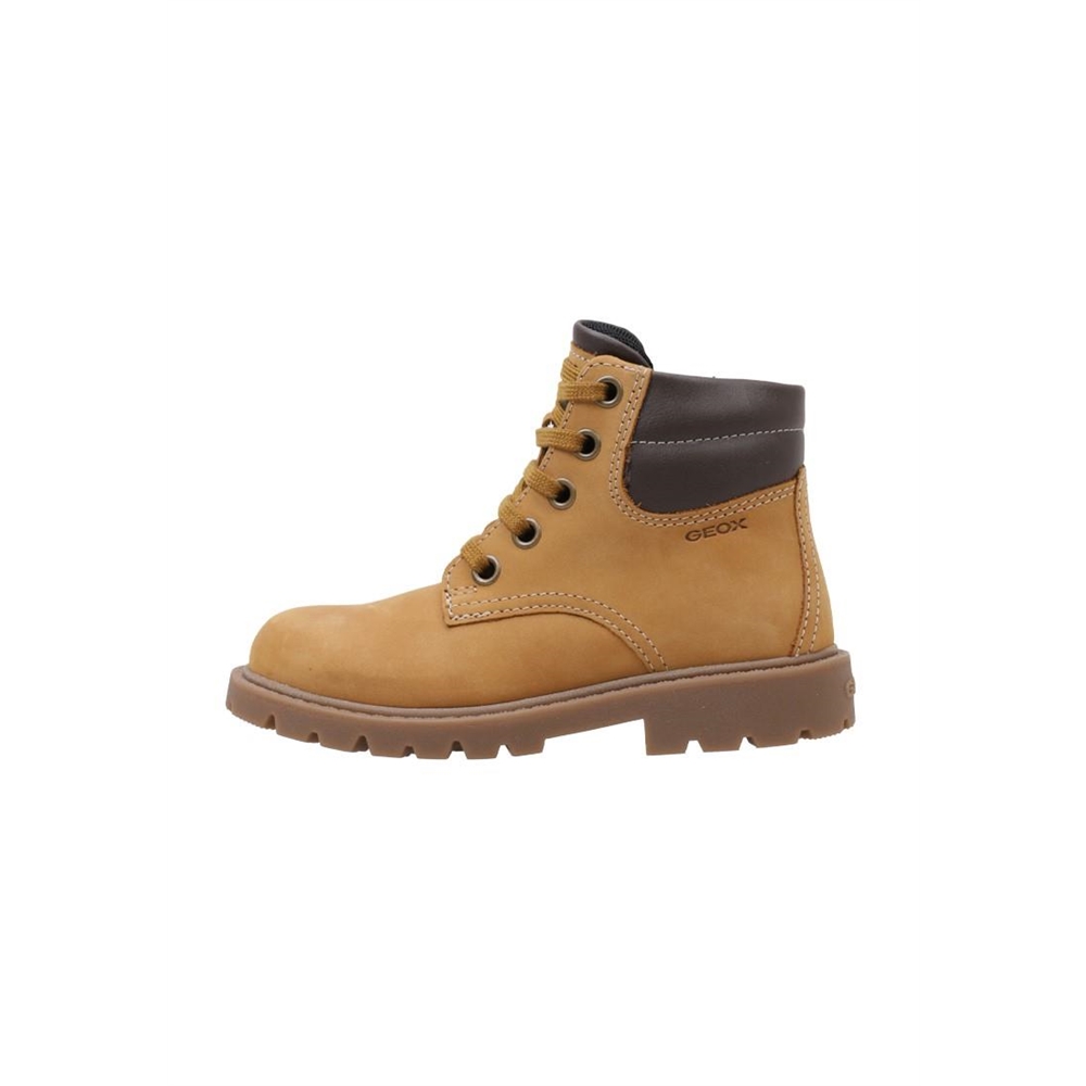 Geox J SHAYLAX BOY B Botín Plano Niño Amarillo