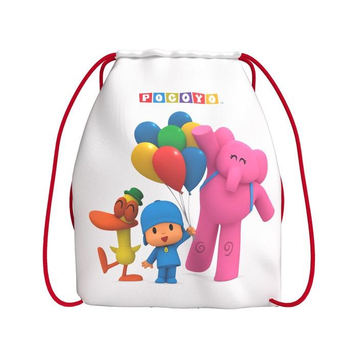 Cyp - Saco Mochila Pocoyo - Producto Oficial - Escolar Niños y Niñas