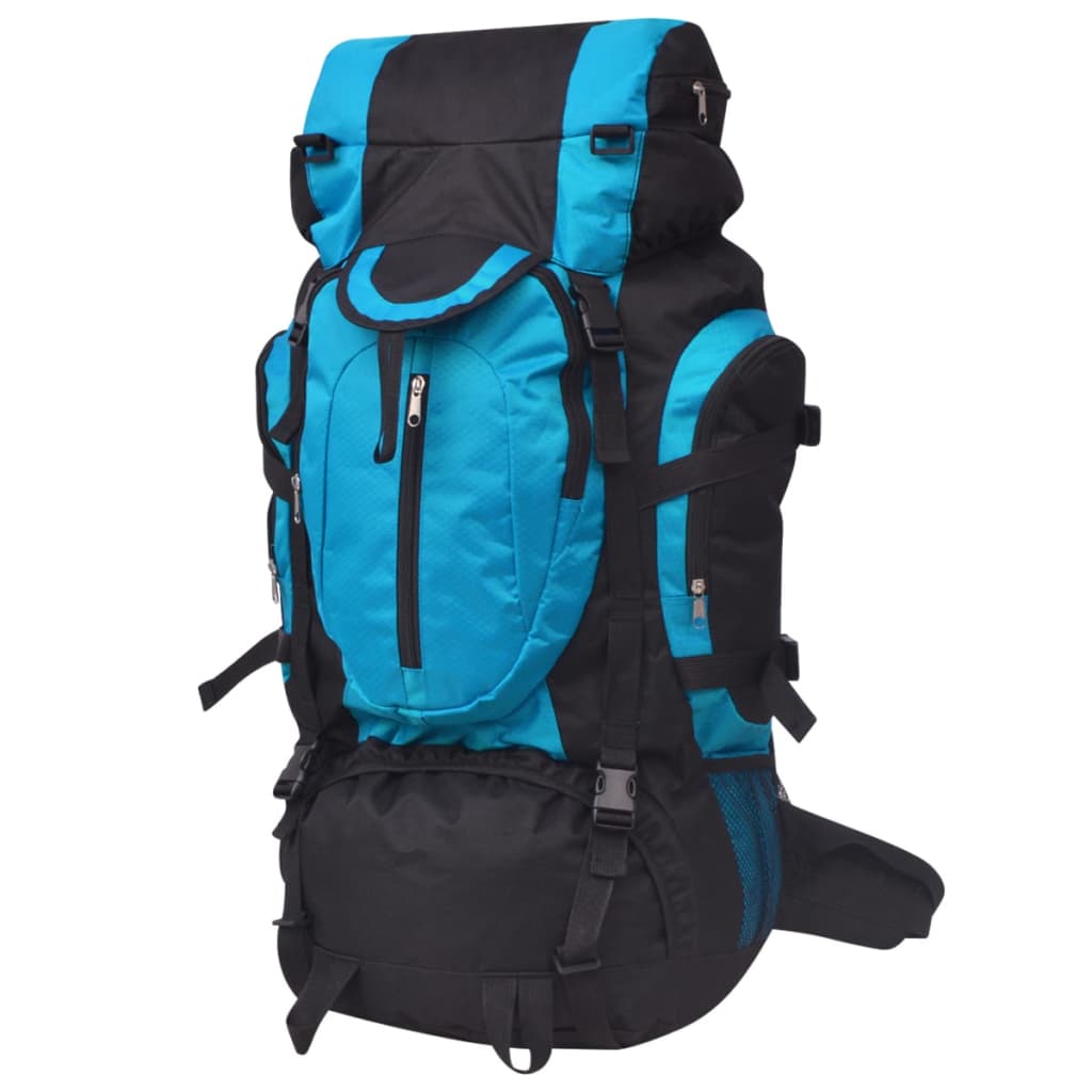 vidaXL Mochila Excursionismo XXL Impermeable Poliéster Capacidad 75 L Color Azul, Gris, Verde y mas