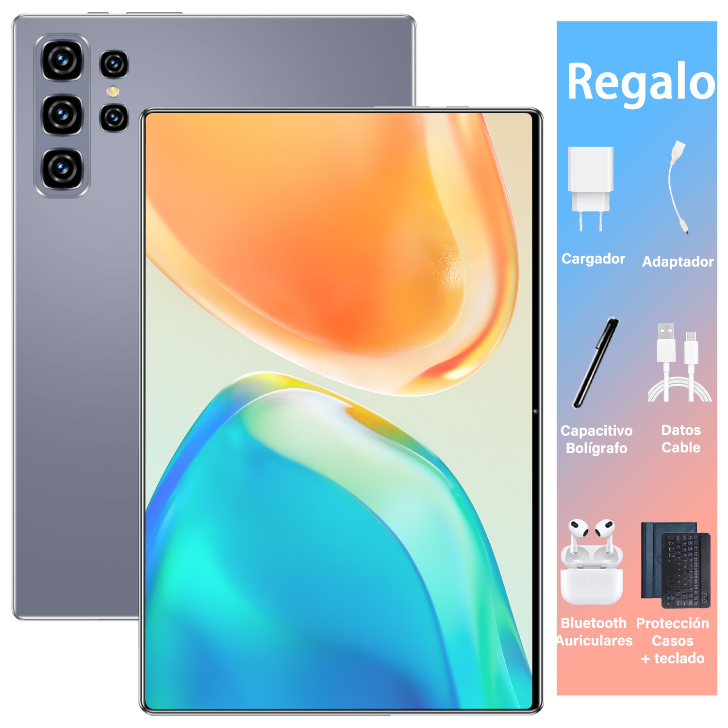 Global Version 10.36 inch Original Tablet HD 4K Android 13 16GB+1T 20000mAh 5G Dual SIM Bluetooth WiFi GPS Tablet