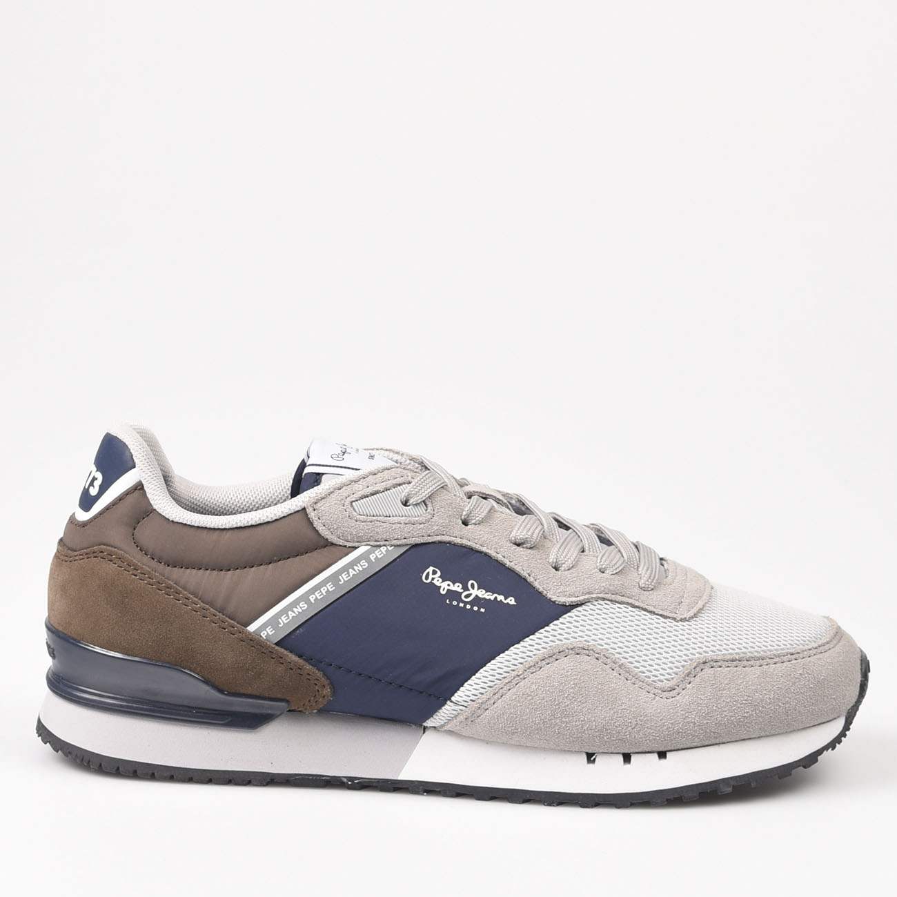 Zapatillas deportiva tipo sneaker para hombre Pepe Jeans London Urban 925 Gris