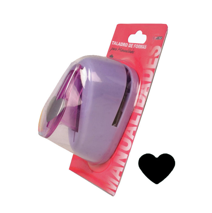 PRYSE  TALADRO MANUALIDADES 2 5CM CORAZON SIN COLECCION