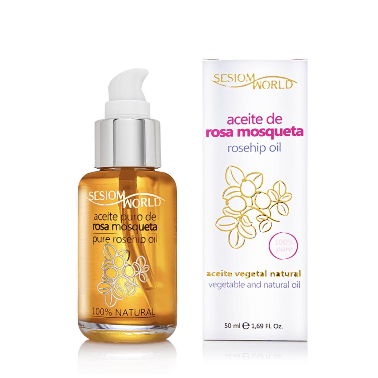 ACEITE PURO Y NATURAL DE ROSA MOSQUETA CON PIPETA 50ML