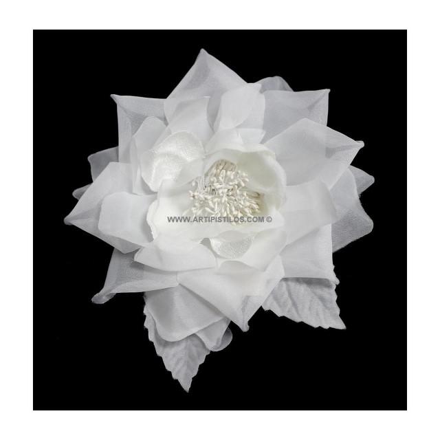 BROCHE FLOR DE ORGANZA "LUCCA