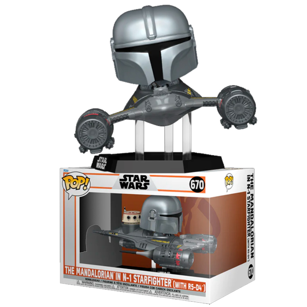 Funko Mandalorian Starfighter N1 con R5-D5 Mando Din Djarin   Star Wars Ride Deluxe 670