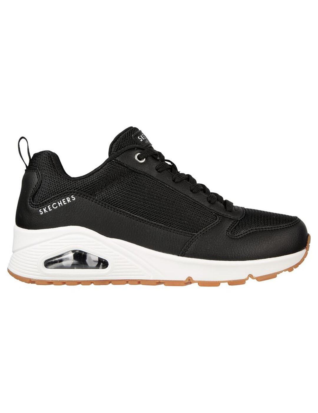 Zapatillas Skechers Uno Inside Matters Negras Para Mujer MKP