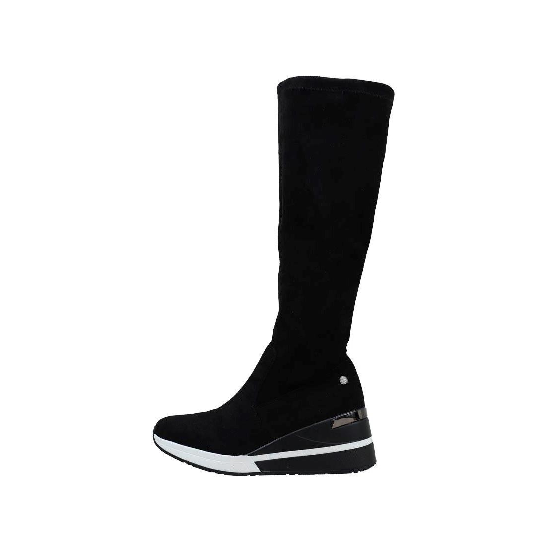 Bota Alta Xti 43367 Negro Mujer - Otoño/invierno - Tacón 7 Cm