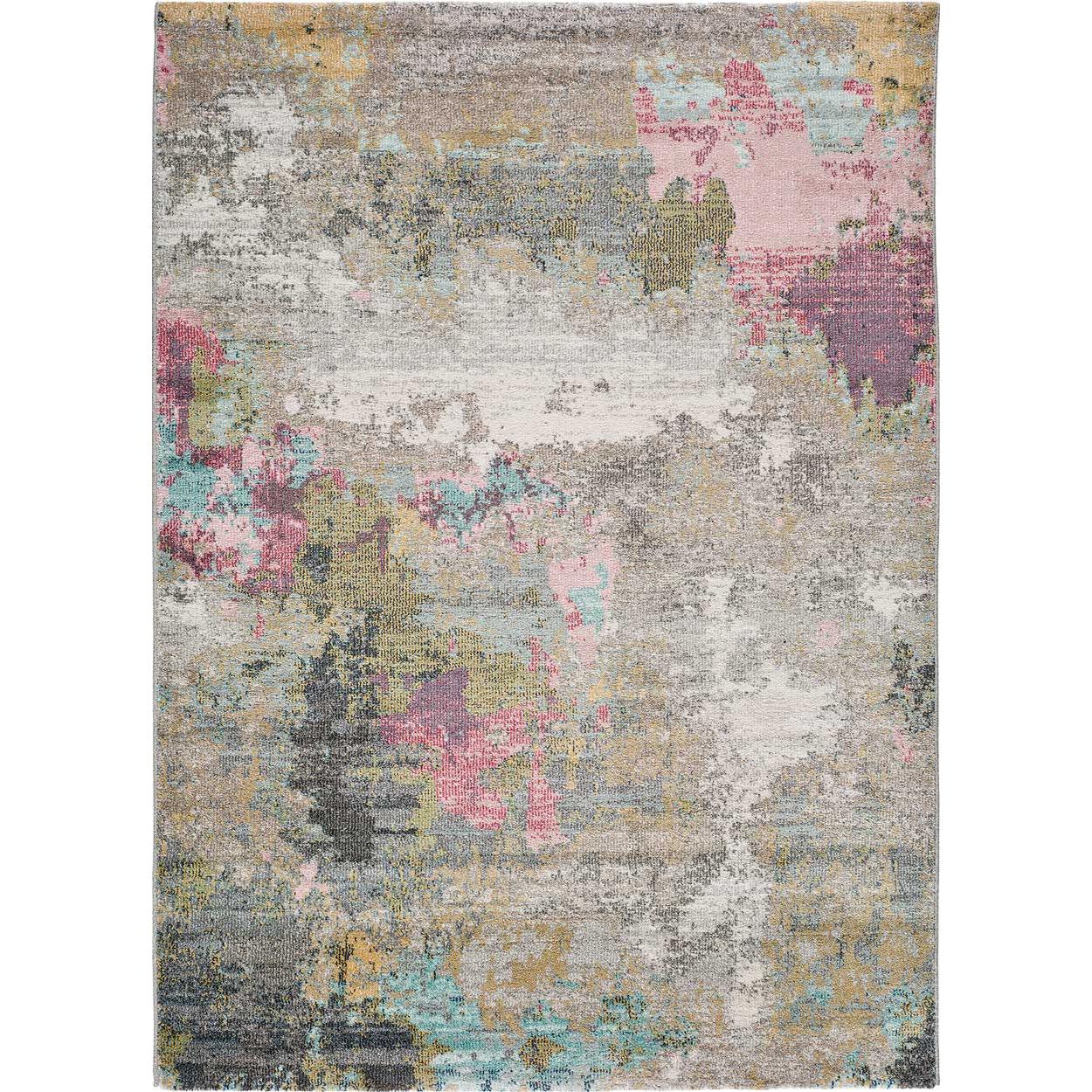 ATTICGO Alfombra de Interior Estilo Mosaico en Multicolor - Amira 20099 | 80X150, 140X200, 160X230 cm