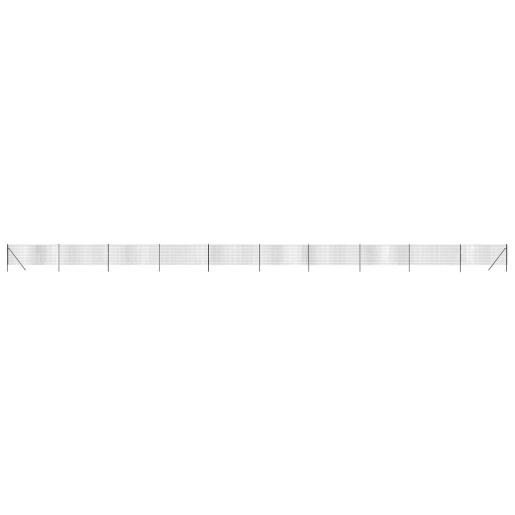 Vidaxl Cerca de Alambre Galvanizado Verde 0,8x25 M - Privacidad Jardín