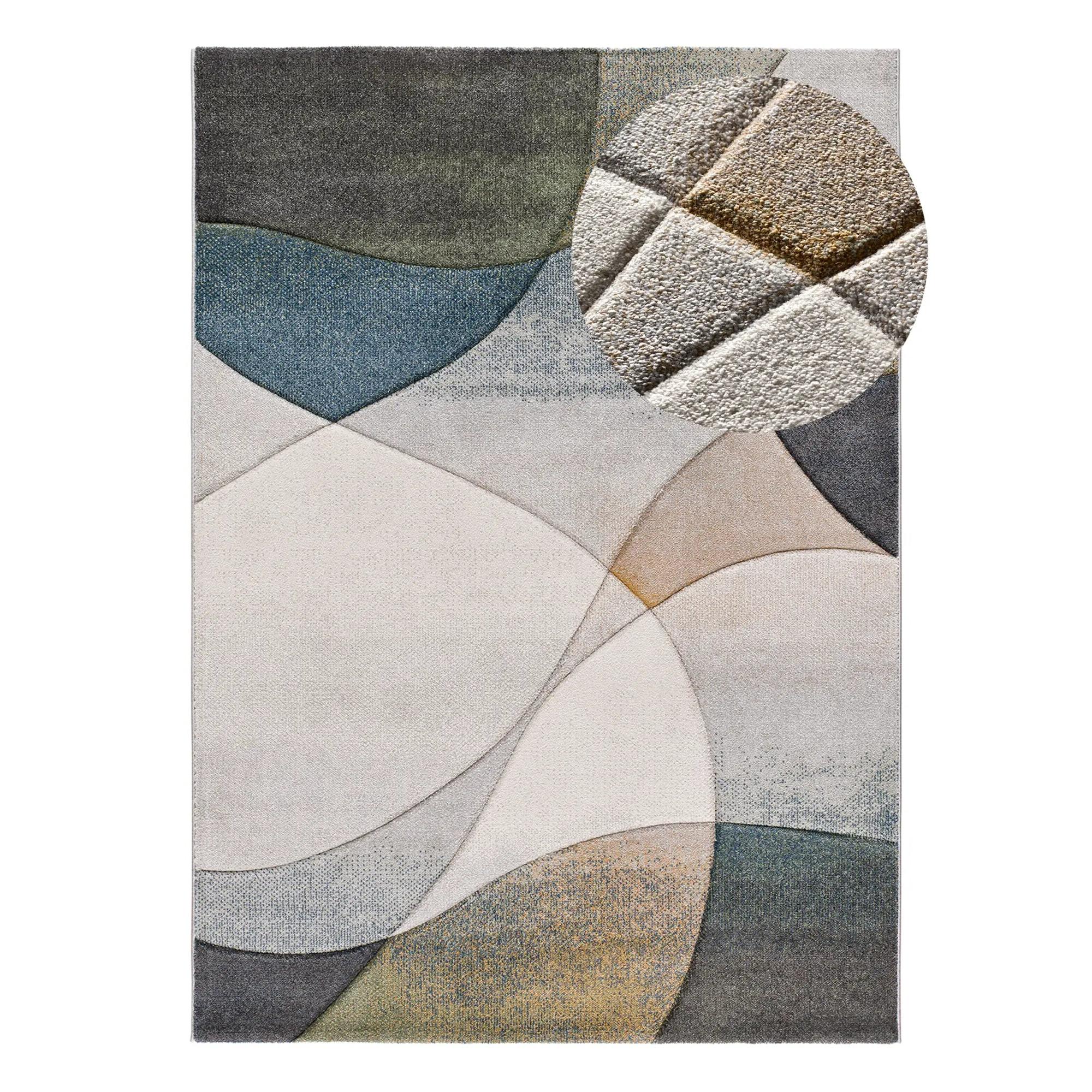 ATTICGO Alfombra interior de estilo abstracto - BADET 40377 | 80x150, 140x200, 160x230, 200x290 cm