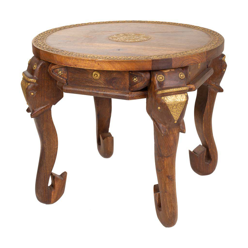 Mesa De Centro De Madera Y Metal 52x52x40cm, El mejor complemento para tu hogar