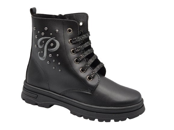 Pablosky - Botines para niñas modelo 433515 en color negro, diseño elegante y cómodo para uso diario en invierno, ideal para colegio y ocio
