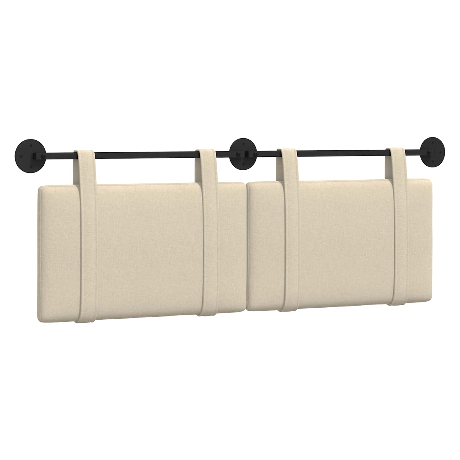 vidaXL Cabecero colgante Tela 150 x 55 x 5 cm Multicolor