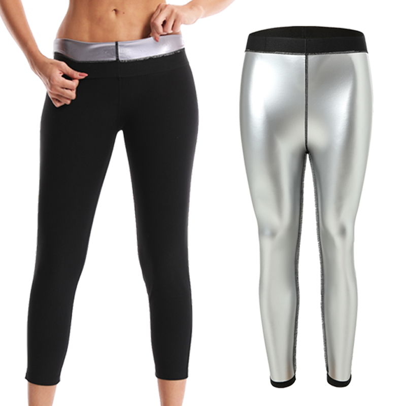 TK Pantalones Sauna Para Adelgazamiento Entrenador De Cintura Larga Quemador De Grasa Térmico Pesas Mujer Compresión Leggings Afinador Traje Sauna