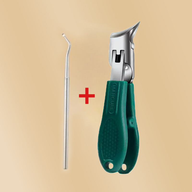TK Juego De Tijeras De Uñas Oblicuas Anti-Salpicaduras 60° Herramientas Profesionales Para Uñas Del Pie Y Parón De Uñas Acero Inoxidable