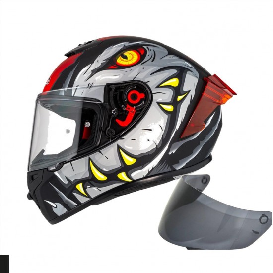 NZI TRENDY 3 STREAM RAPTOR blanco gris+pantalla negra regalo 150374A620V2