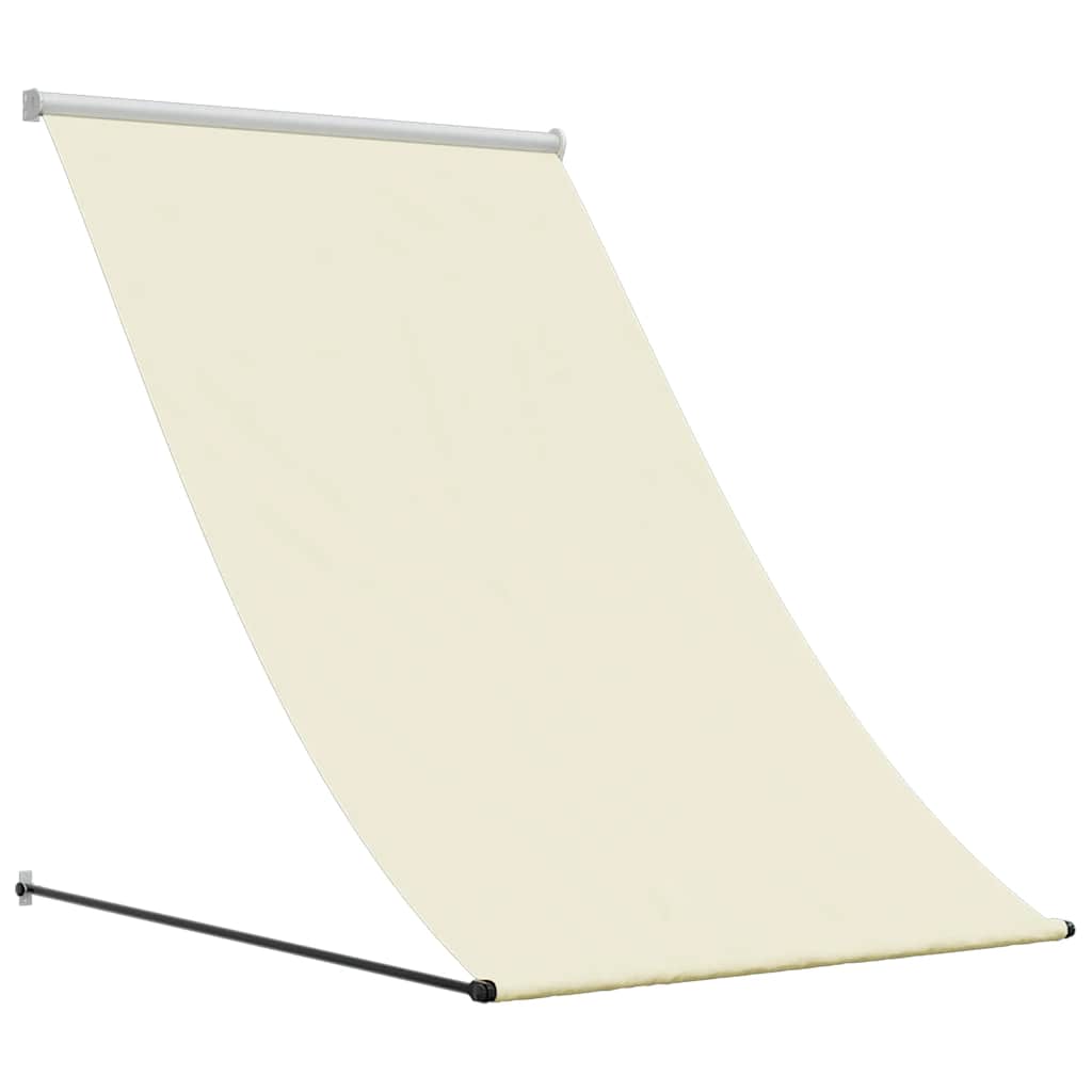 vidaXL Toldo retráctil de tela y acero crema Multitalle
