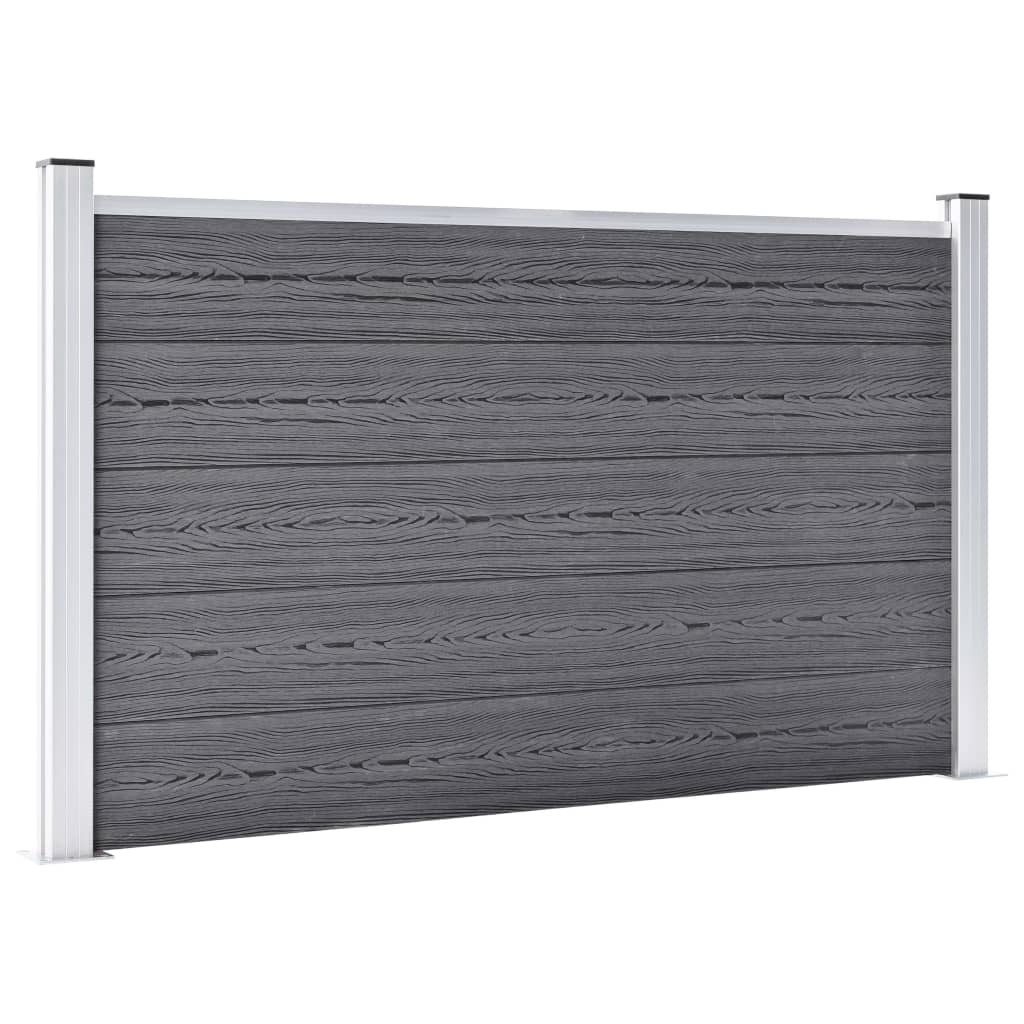 Vidaxl Valla de Jardín de WPC 872x106 Cm - Color Marrón
