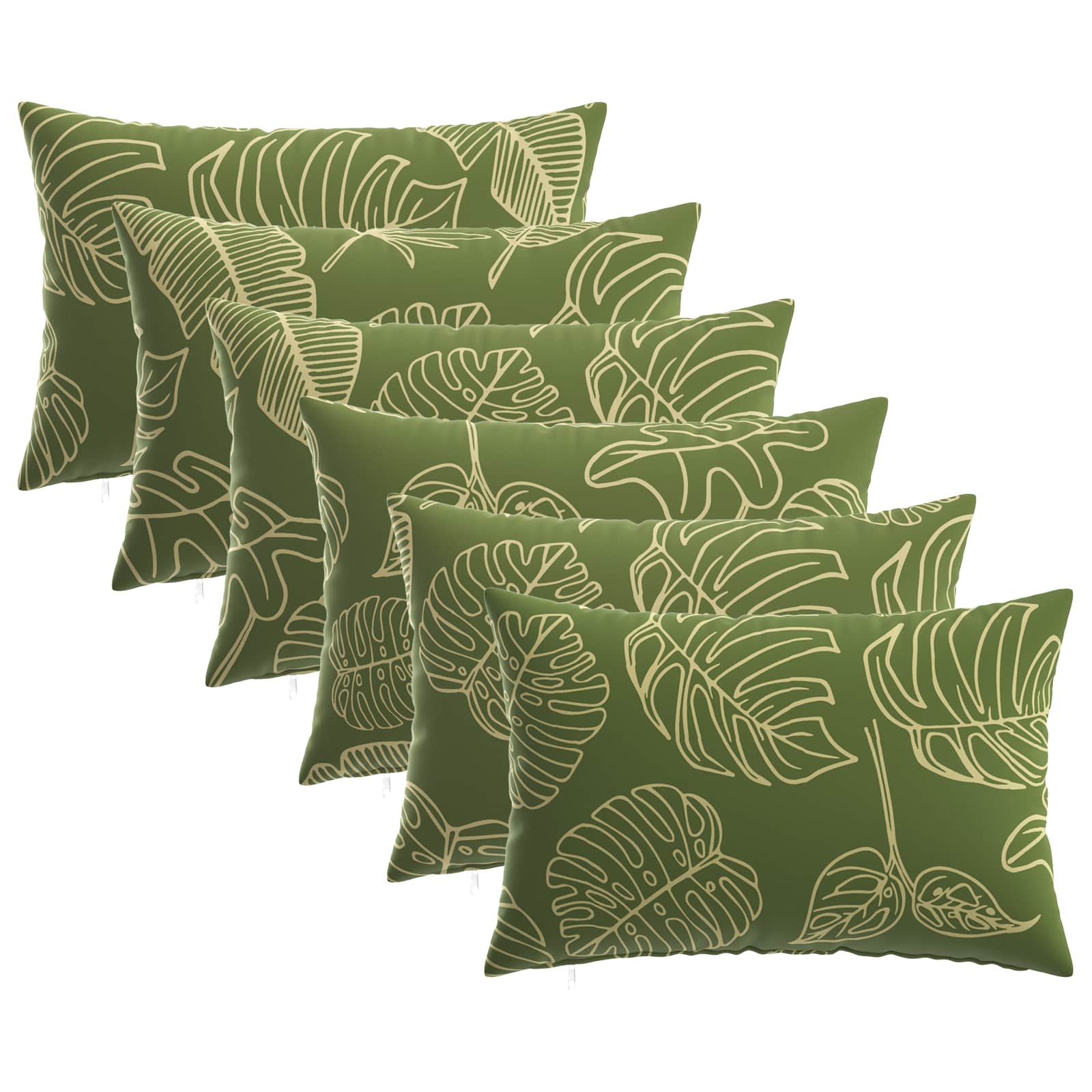 vidaXL Funda de almohada 6 uds. HEERLEN  40 x 60 cm Poliéster Multicolor