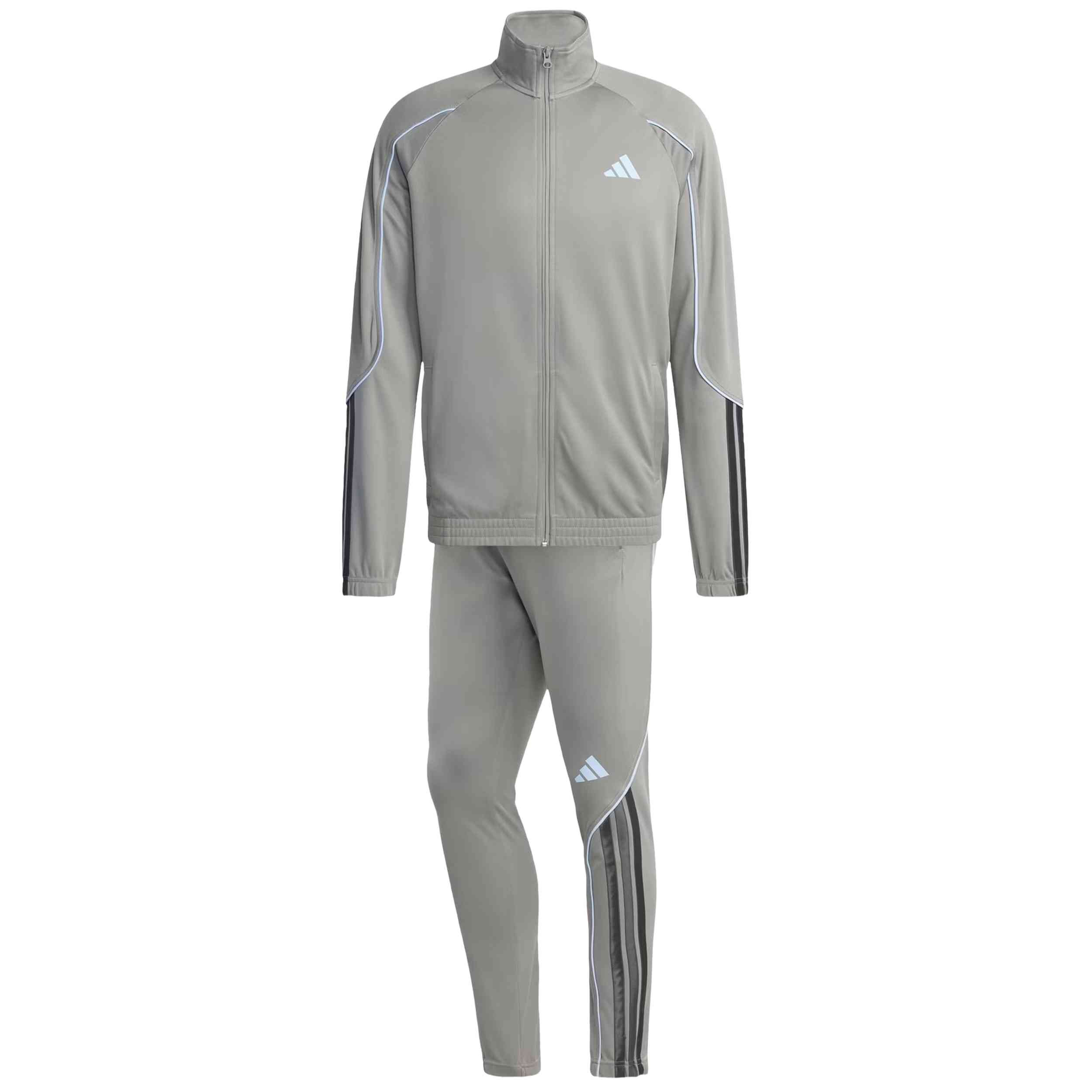 Chandal Completo Adidas modelo Chándal adidas Stadium 3 bandas gris para Hombre en color Gris