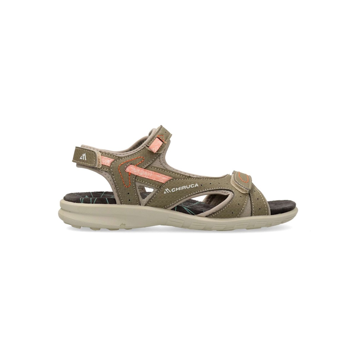 Chiruca - Sandalias deportivas Finisterre para mujer, estilo casual californiano con cierre adherente, entresuela de EVA y suela de goma, ideales para clima caluroso y uso urbano diario
