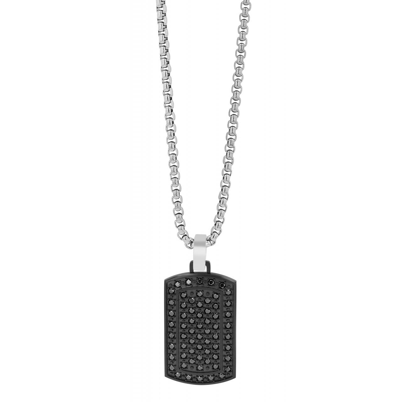 Akzent® Collar Gravável em Aço Inoxidável - 0481