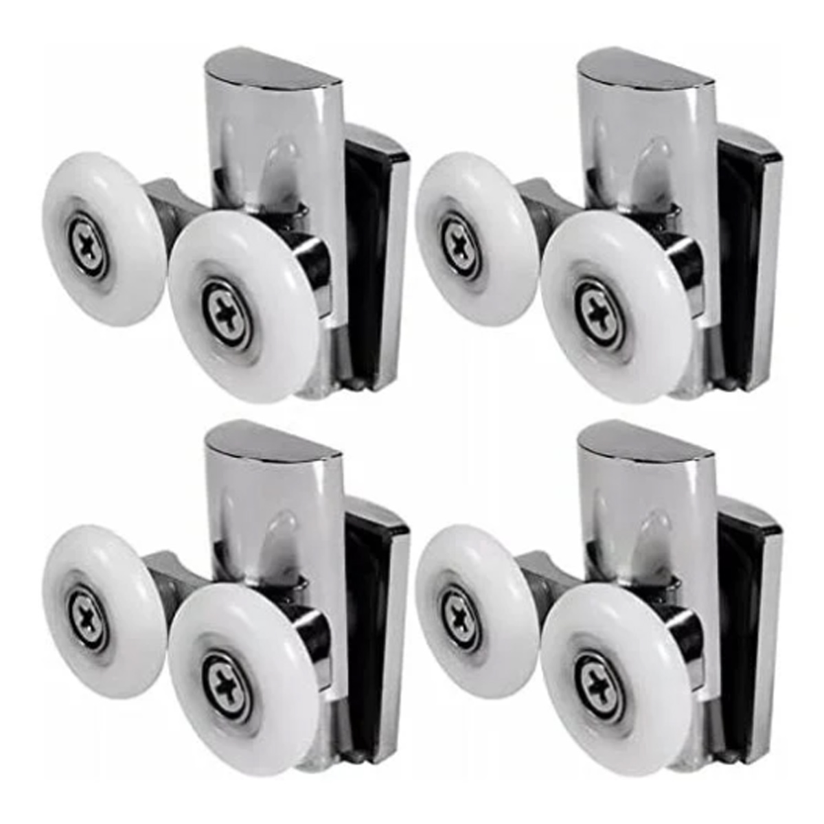 Ruedas para puertas de ducha, ruedas superiores o inferiores para puertas de ducha de 23 mm