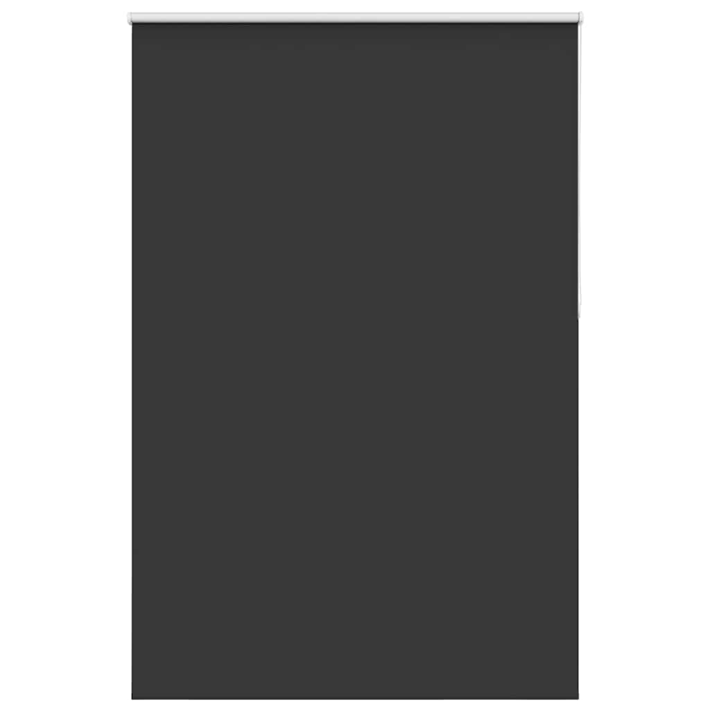 vidaXL Estor Enrollable Opaco negro 165x210 cm Tela Ancho 161,6 cm