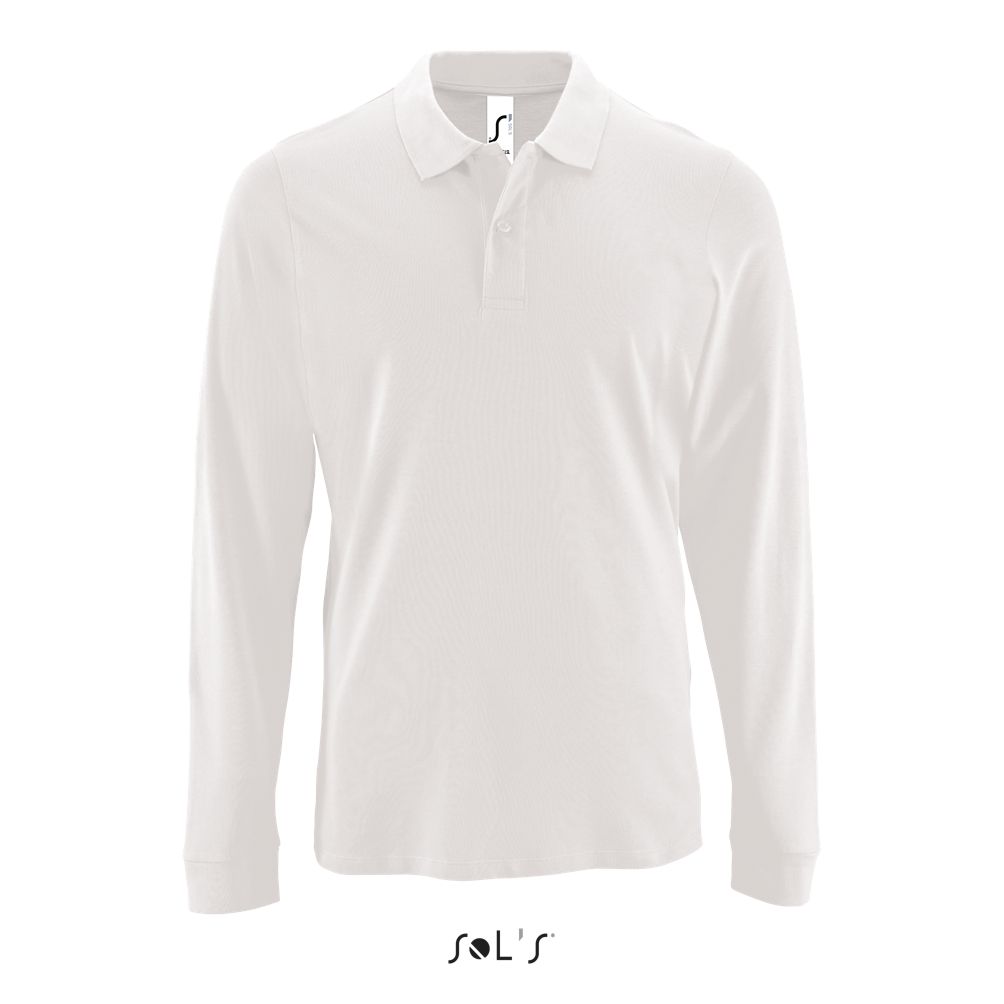 Polo de Manga Larga para Hombre SOL'S PERFECT LSL MEN – Elegancia Casual y Confort Diario