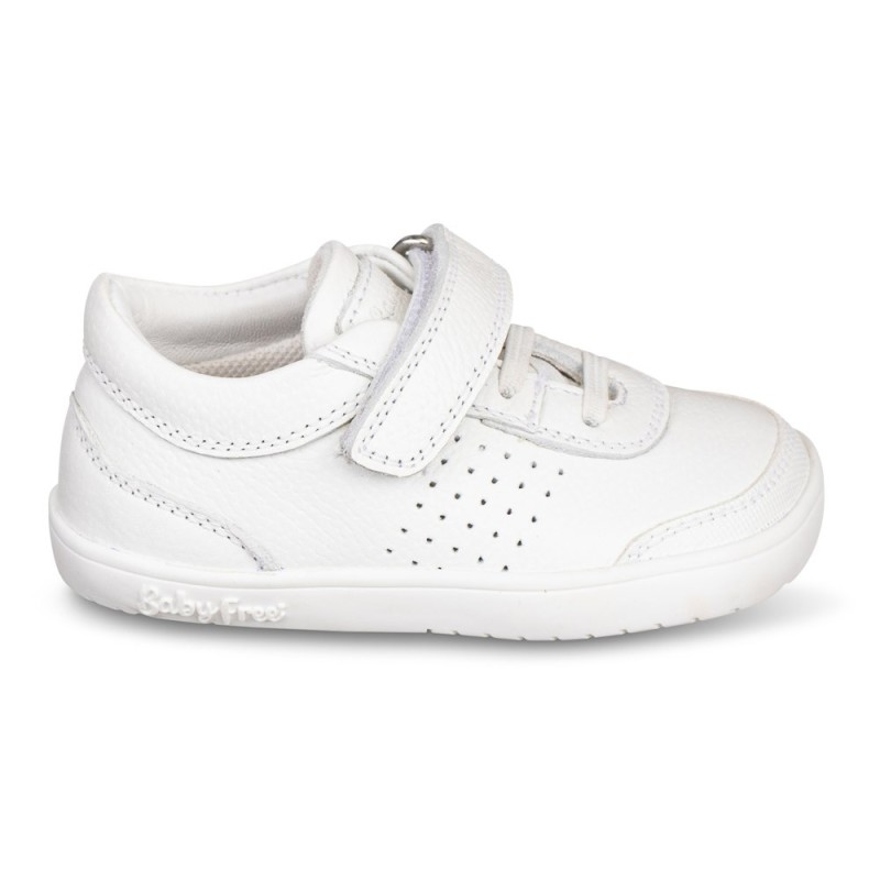 Zapato guarderia Blanco – Primeros Pasos Barefoot