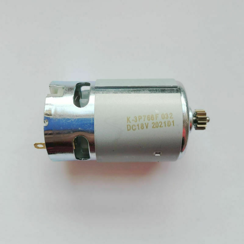 CA Motor Ulisem ONPO GSR18-2-LI de 18 V CC con 13 dientes, utilizado en taladros y destornilladores eléctricos.