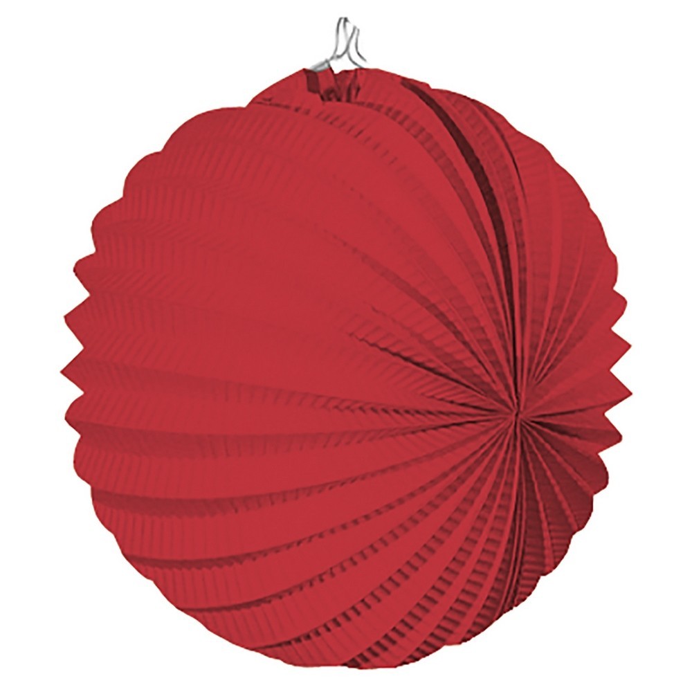 Invercas, Faroles esfericos de 22 cms para colgar en las fiestas. 12 unidades de faroles por paquete. 8 colores disponibles