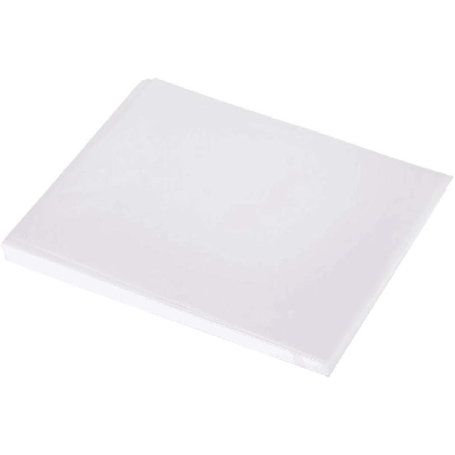 Ofituria Folios A4 de Etiquetas Adhesivas Blancas para Imprimir (2 por hoja)