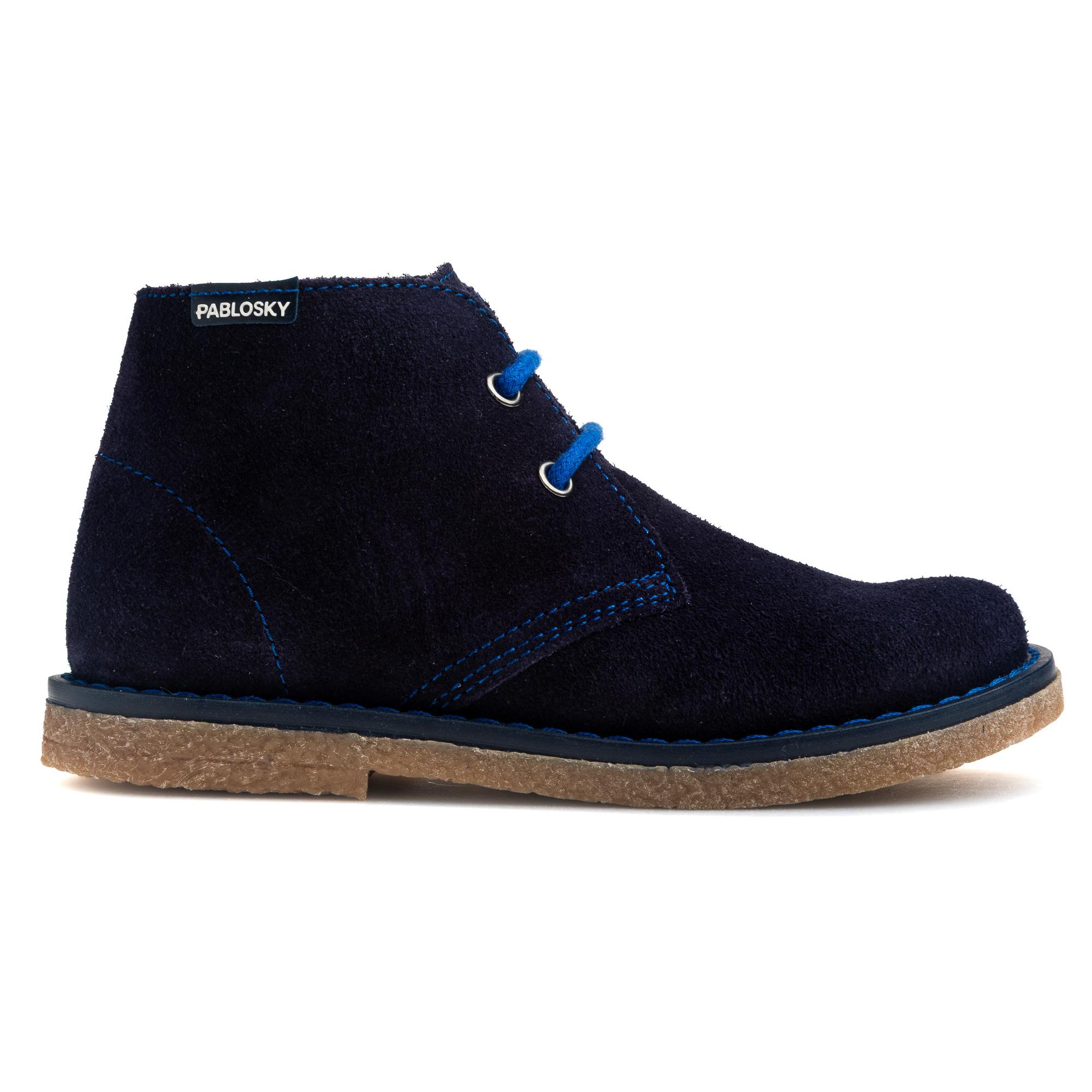 Pablosky 456224 Toby Botas Niño Azul, Cordones