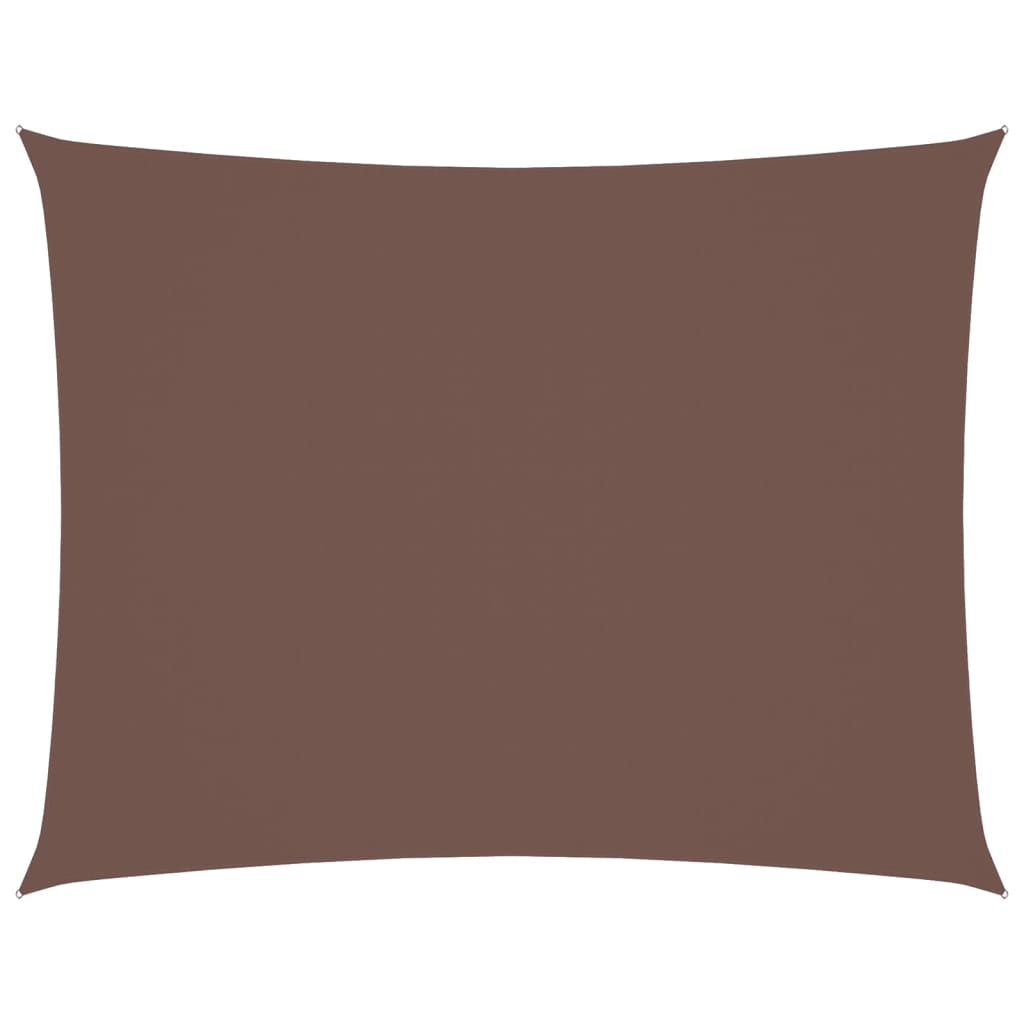 vidaXL Toldo de vela rectangular tela Oxford 3,5x5 m Color Antracita, Beige, Crema