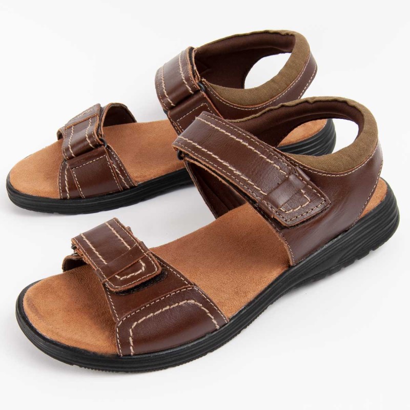 Sandalia De Piel Para Hombre. Purapiel Beira2 102721