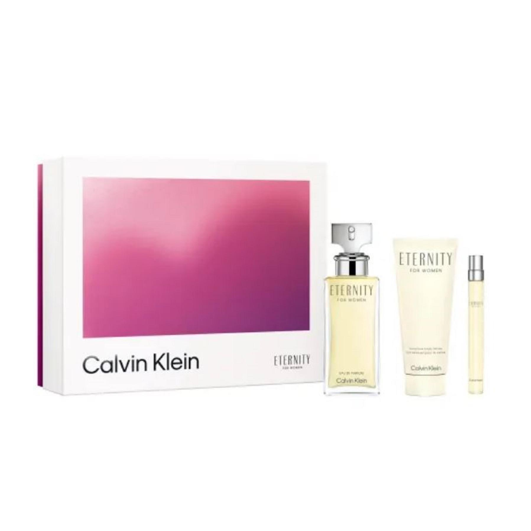 Set Calvin Klein Eternity for Women Eau de Parfum 100 ml + Body Lotion 100 ml + Miniatura 10 ml