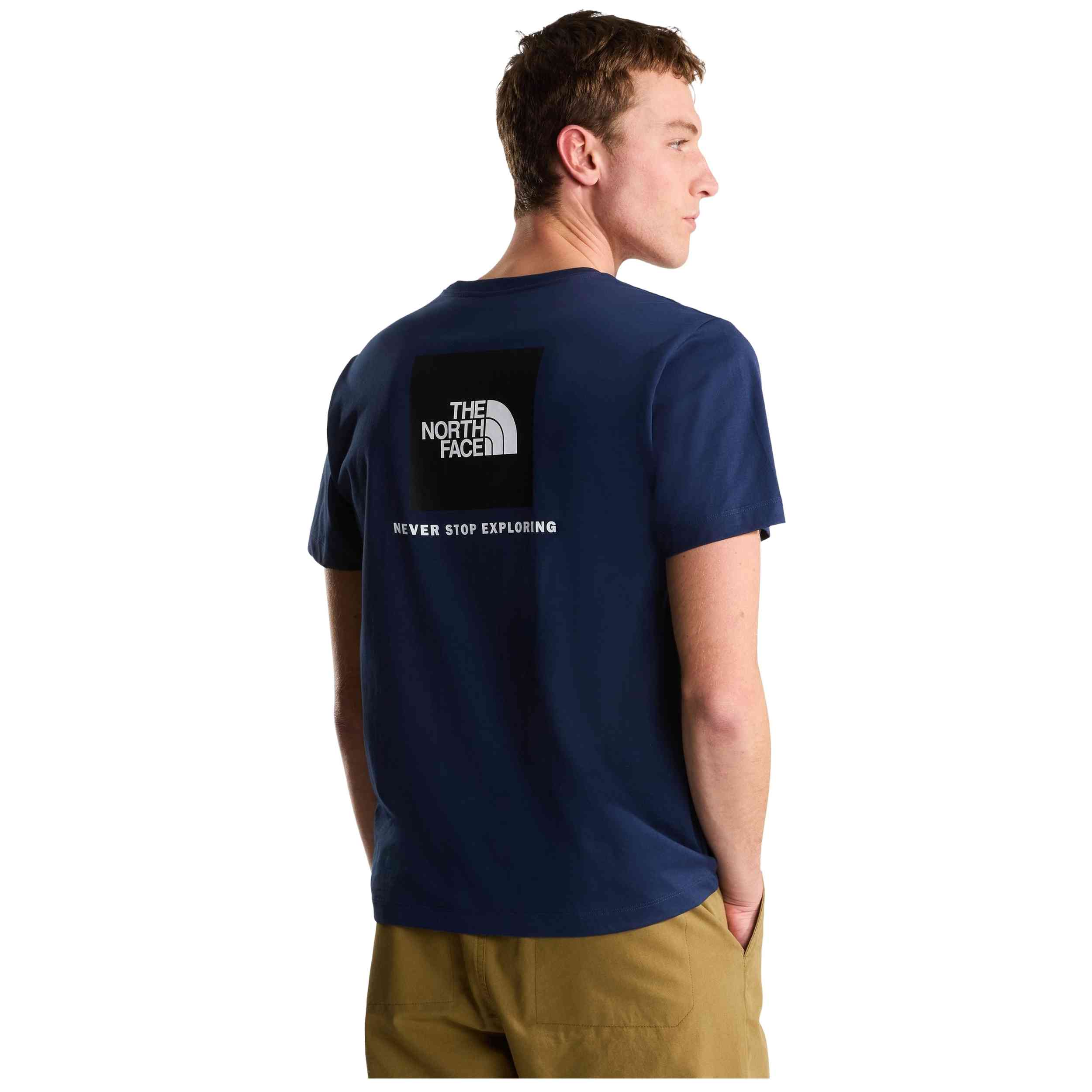 Textil The North Face modelo M Evolution Box Nse Regular Short Sleeve Summit Navy en color Azul