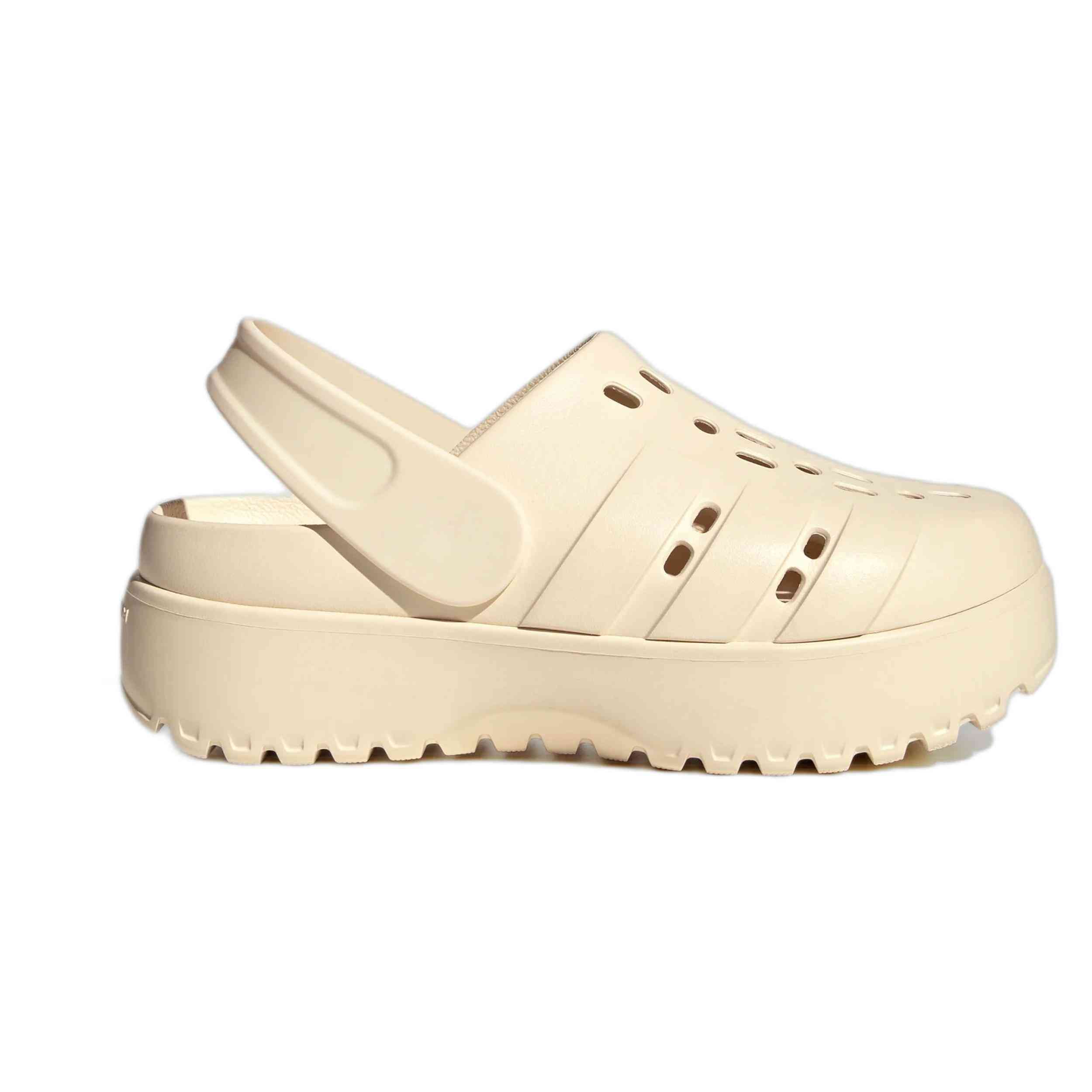 Sandalias Adidas modelo Jp7159 Adilette Clog Platform en color Amarillo