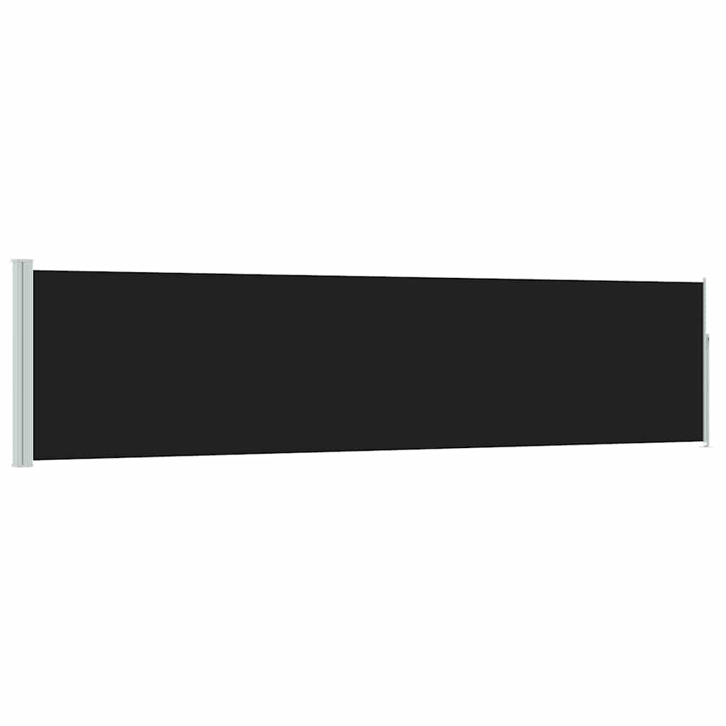 vidaXL Toldo lateral retráctil de jardín 120x500 cm en color Negro/Azul/Gris y más