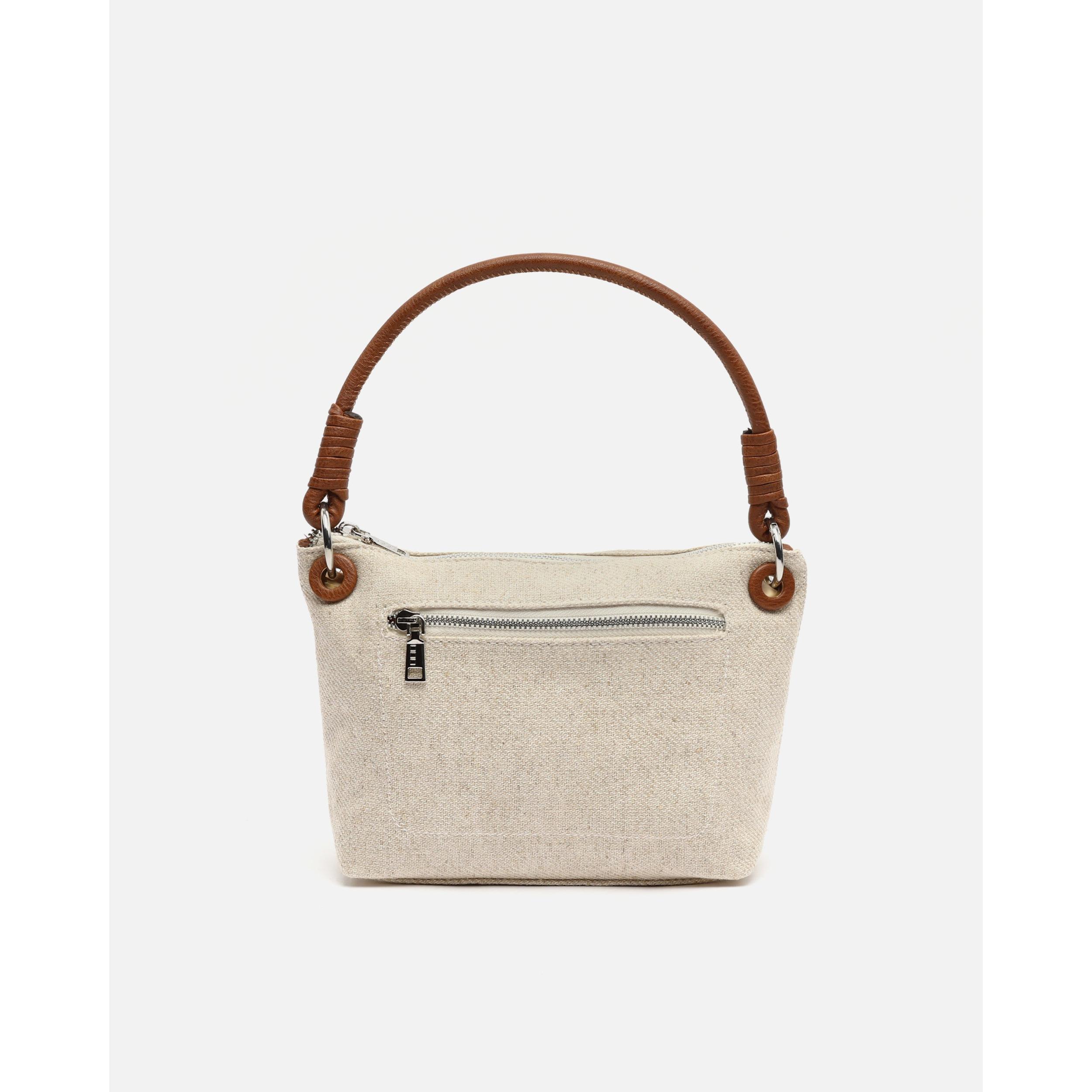 Misako Corventi bolso hombro con asa bandolera extraíble Raffia / Playa