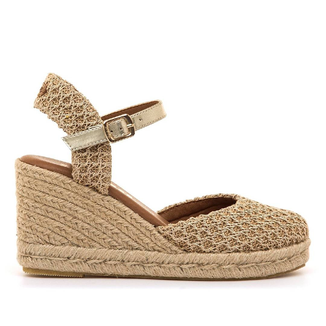 SANDALIAS DE MUJER MUSTANG LOUISA ORO 55902 62689