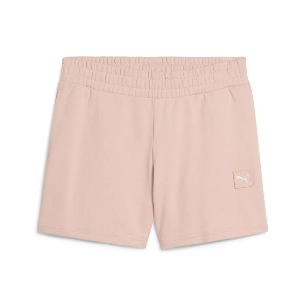 Pantalón corto Puma-ESS ELEVATED Mid-Rise Shorts 5-685020-91-ROSA MUJER