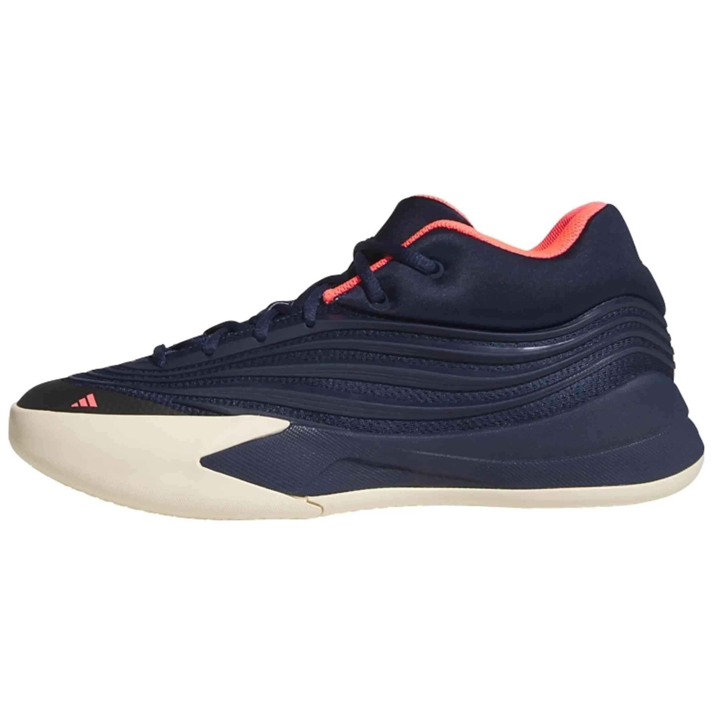Zapatillas Adidas modelo DAME X "Night Indigo / Warm Vanilla / Solar Turbo" para hombre y mujer en color Azul