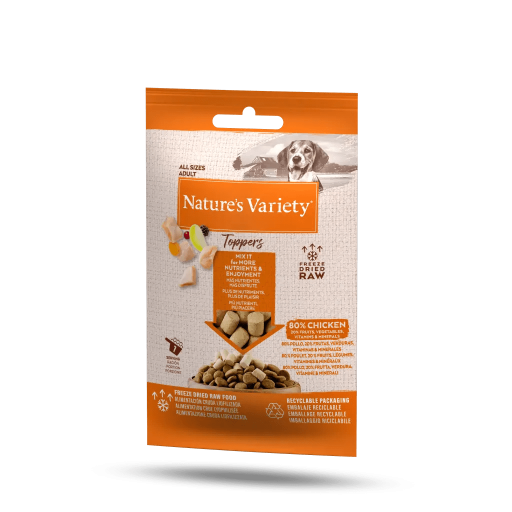 Nature's Variety Toppers de Pollo Liofilizados para Perros (Perros , Comida , Pienso) - 120 GR