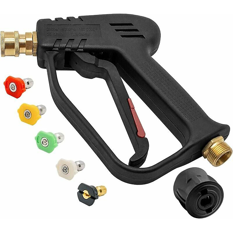 CA Pistola de agua de alta presión para lavadora, 4000 psi, pistola de agua para lavado de automóviles, pistola de alta presión