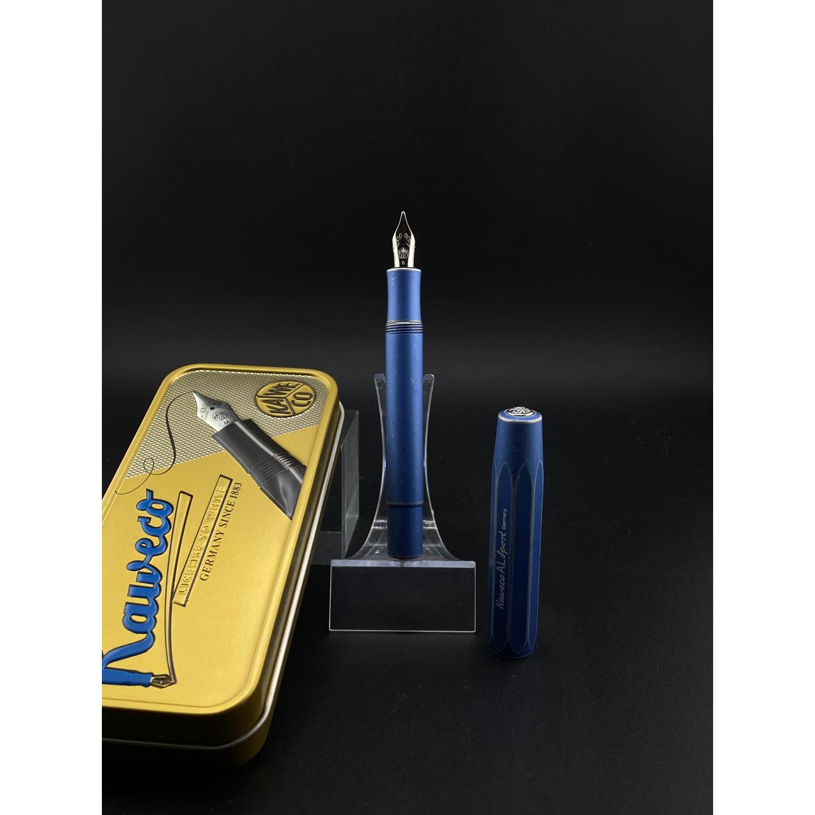 Pluma Estilográfica Kaweco Sport Jeans Aluminio Azul