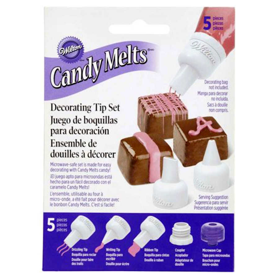 Glotomania Wilton - Set de Boquillas para Decorar con Candy Melts