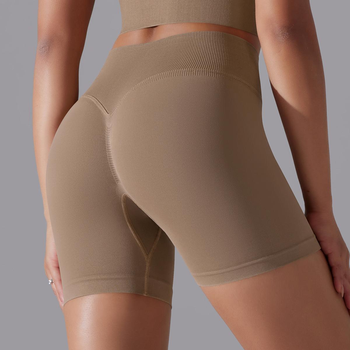 CA Pantalones cortos de Yoga sin costura para Mujer, Mallas